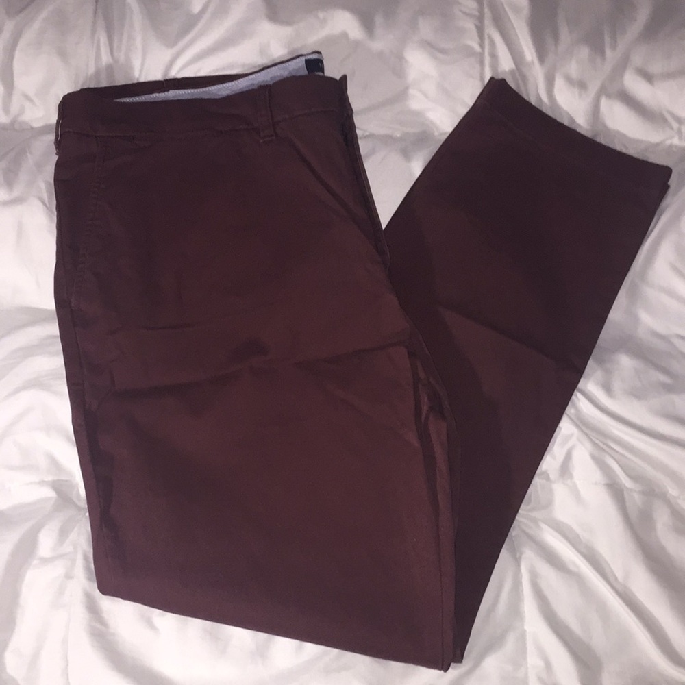 Men’s Maroon Tommy Hilfiger Pants